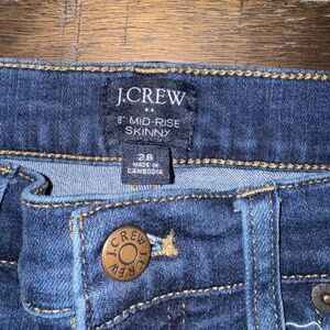 J. Crew Dark Blue Skinny Jeans